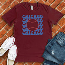 Load image into Gallery viewer, Chicago Repeat Baseball Tee
