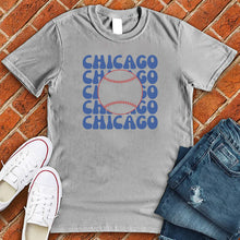 Load image into Gallery viewer, Chicago Repeat Baseball Tee
