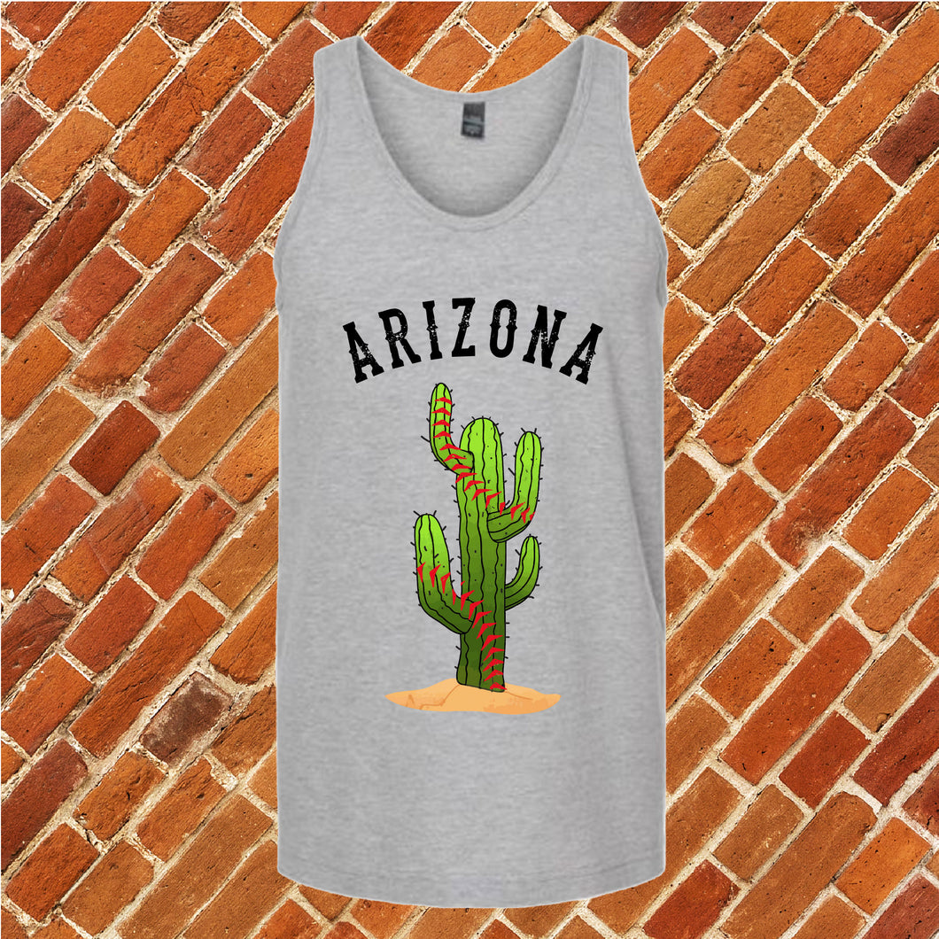 Arizona Baseball Cactus Unisex Tank Top