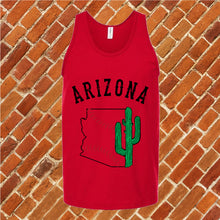Load image into Gallery viewer, Cactus in State Baseball Unisex Tank Top
