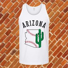 Load image into Gallery viewer, Cactus in State Baseball Unisex Tank Top
