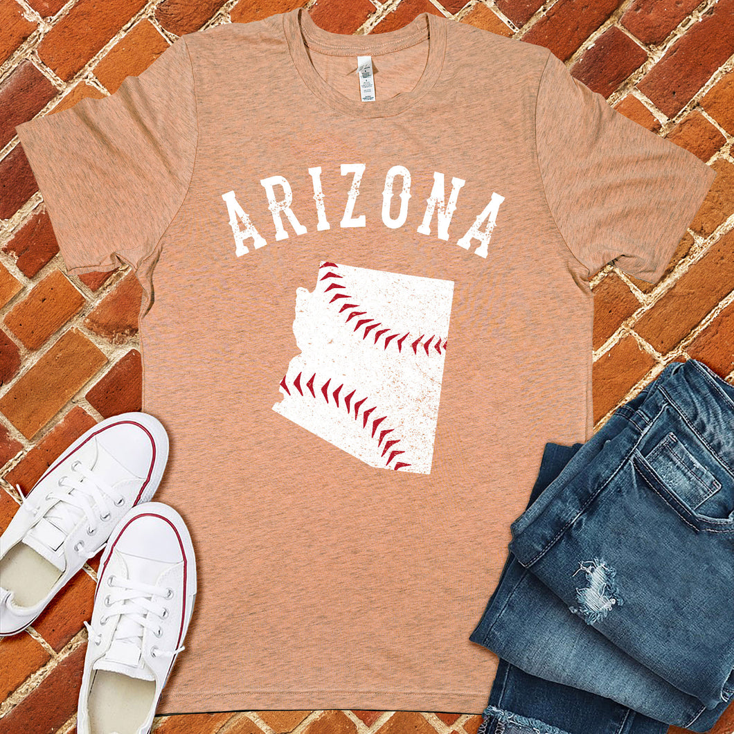 Arizona Baseball State Tee