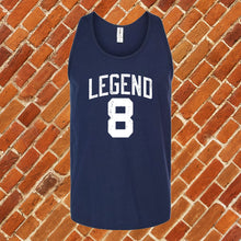 Load image into Gallery viewer, Baltimore Legend #8 Unisex Tank Top
