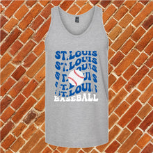 Load image into Gallery viewer, St. Louis Repeat Baseball Unisex Tank Top
