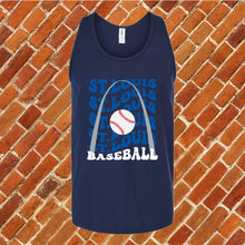 Load image into Gallery viewer, St. Louis Repeat Baseball Unisex Tank Top
