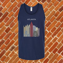 Load image into Gallery viewer, Atlanta Colorful Skyline Unisex Tank Top

