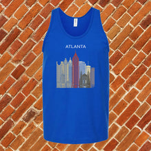 Load image into Gallery viewer, Atlanta Colorful Skyline Unisex Tank Top
