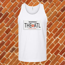 Load image into Gallery viewer, Atlanta Peachy License Plate Unisex Tank Top

