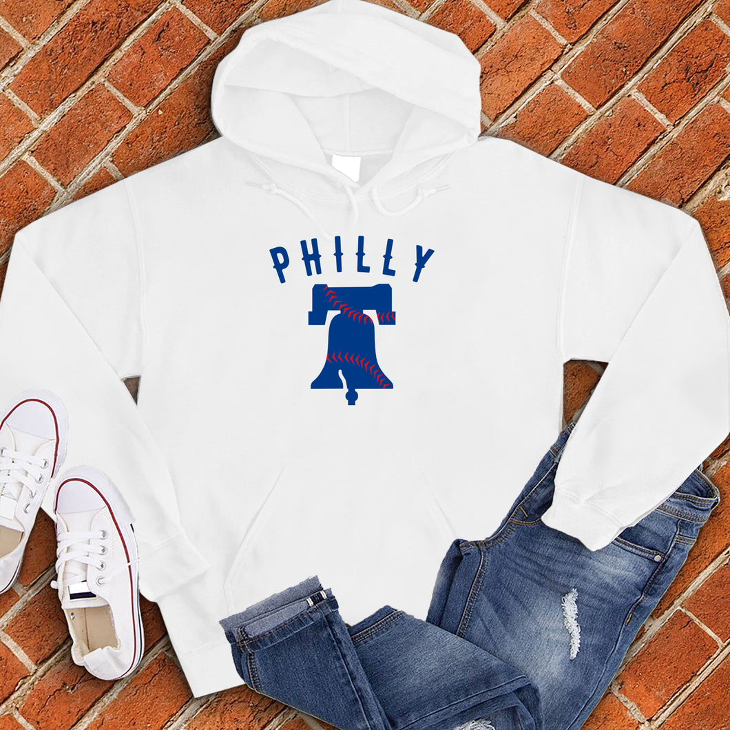 Blue Liberty Bell Baseball Hoodie