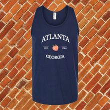 Load image into Gallery viewer, Atlanta Georgia Peach Unisex Tank Top

