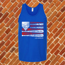 Load image into Gallery viewer, Los Angeles Baseball Flag Unisex Tank Top
