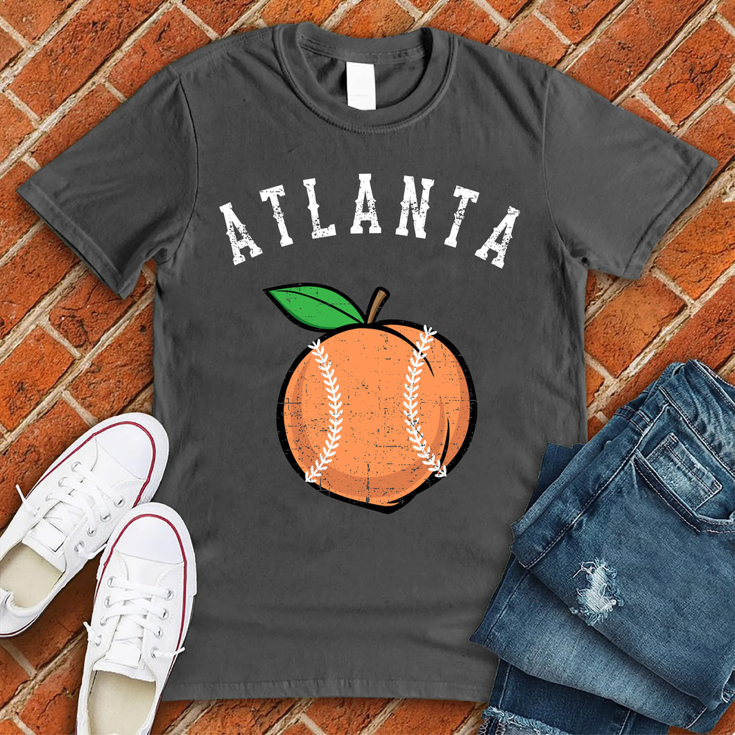 Atlanta Peach Baseball Tee