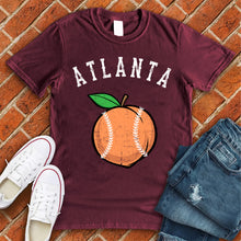 Load image into Gallery viewer, Atlanta Peach Baseball Tee
