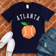 Load image into Gallery viewer, Atlanta Peach Baseball Tee
