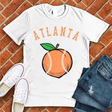 Load image into Gallery viewer, Atlanta Peach Baseball Tee
