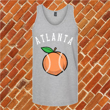 Load image into Gallery viewer, Atlanta Peach Baseball Unisex Tank Top
