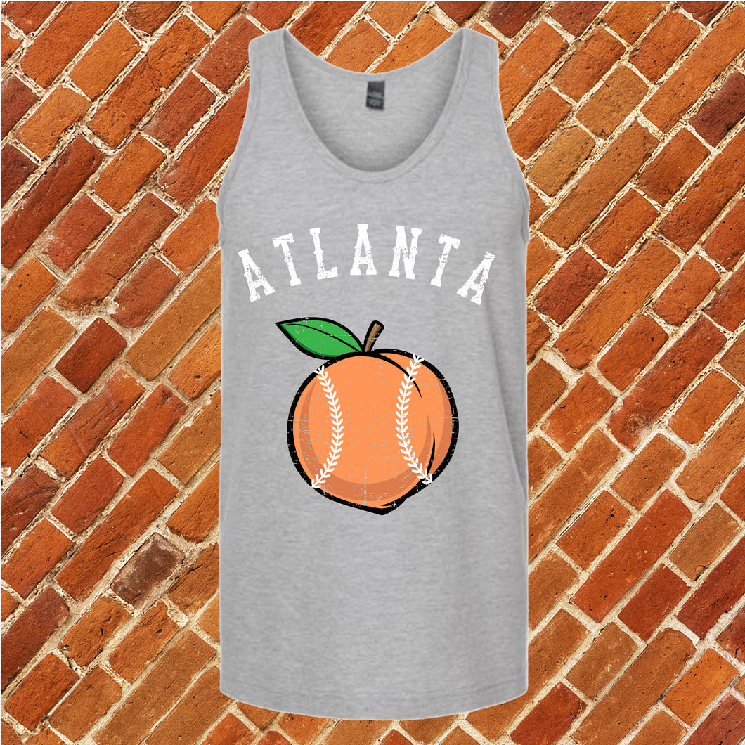 Atlanta Peach Baseball Unisex Tank Top