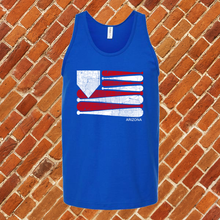 Load image into Gallery viewer, Arizona Baseball Flag Unisex Tank Top
