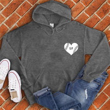 Load image into Gallery viewer, SF Baseball Pocket Heart Hoodie
