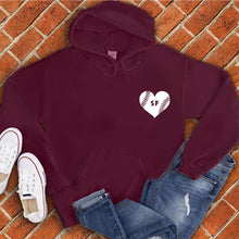 Load image into Gallery viewer, SF Baseball Pocket Heart Hoodie
