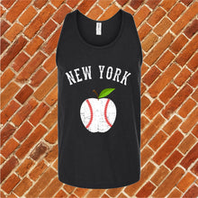 Load image into Gallery viewer, New York White Apple Baseball Unisex Tank Top
