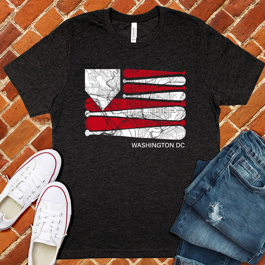 Washington DC Baseball Flag Tee