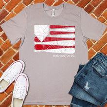 Load image into Gallery viewer, Washington DC Baseball Flag Tee
