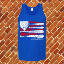 Load image into Gallery viewer, Washington DC Baseball Flag Unisex Tank Top
