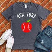 Load image into Gallery viewer, New York Apple Baseball Tee
