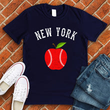 Load image into Gallery viewer, New York Apple Baseball Tee
