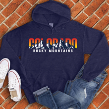 Load image into Gallery viewer, Colorado Rocky Mountains Sunset Hoodie
