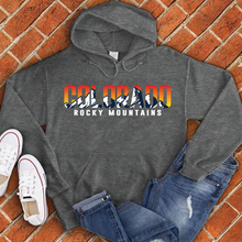 Load image into Gallery viewer, Colorado Rocky Mountains Sunset Hoodie
