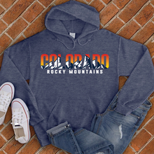 Load image into Gallery viewer, Colorado Rocky Mountains Sunset Hoodie
