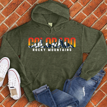 Load image into Gallery viewer, Colorado Rocky Mountains Sunset Hoodie
