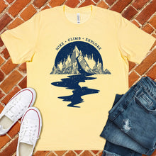 Load image into Gallery viewer, Hike Climb Explore Tee
