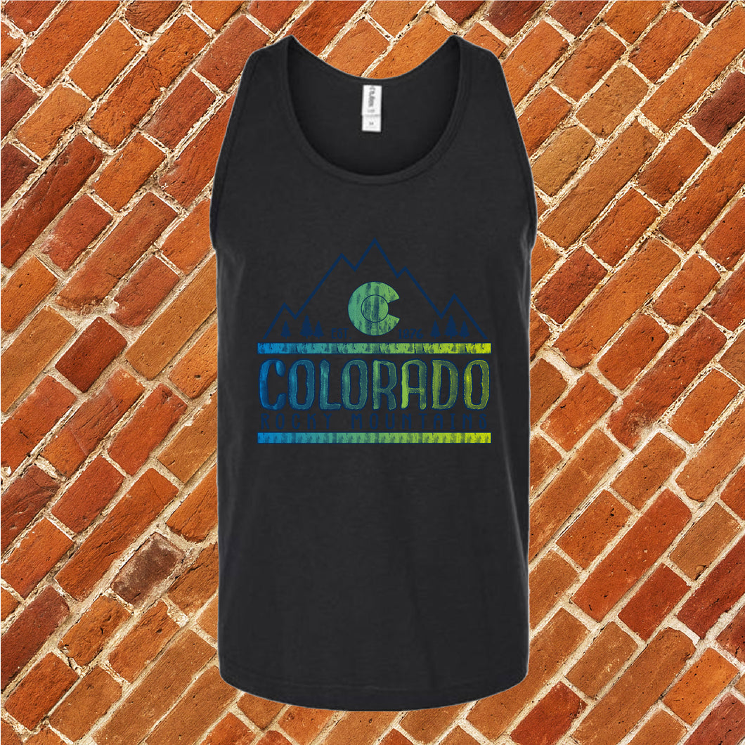 Colorado Rockies Ombre Unisex Tank Top