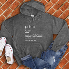 Load image into Gallery viewer, Go Bills Definition Hoodie
