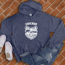 Load image into Gallery viewer, Chicago Bears Skyline And Flag Hoodie
