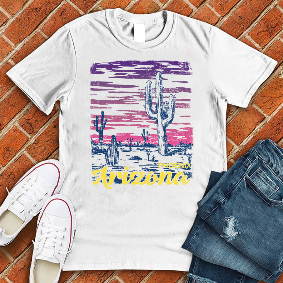 Phoenix Arizona Purple & Pink Tee