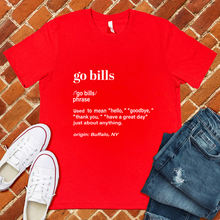 Load image into Gallery viewer, Go Bills Definition Tee
