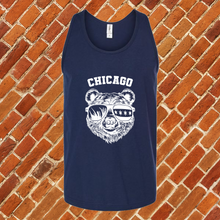 Load image into Gallery viewer, Chicago Bears Skyline And Flag Unisex Tank Top
