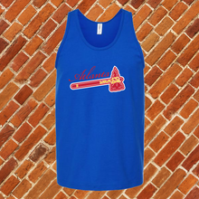 Load image into Gallery viewer, Atlanta Chop Unisex Tank Top
