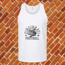 Load image into Gallery viewer, Cincinnati Football Unisex Tank Top
