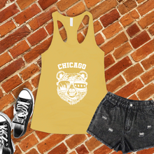 Load image into Gallery viewer, Chicago Bears Skyline and Flag Women&#39;s Tank Top
