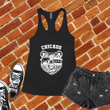 Load image into Gallery viewer, Chicago Bears Skyline and Flag Women&#39;s Tank Top
