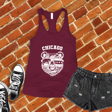 Load image into Gallery viewer, Chicago Bears Skyline and Flag Women&#39;s Tank Top
