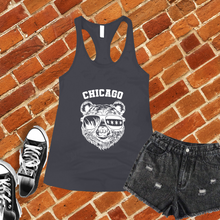 Load image into Gallery viewer, Chicago Bears Skyline and Flag Women&#39;s Tank Top
