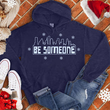 Load image into Gallery viewer, Be Someone Snow Mural Hoodie
