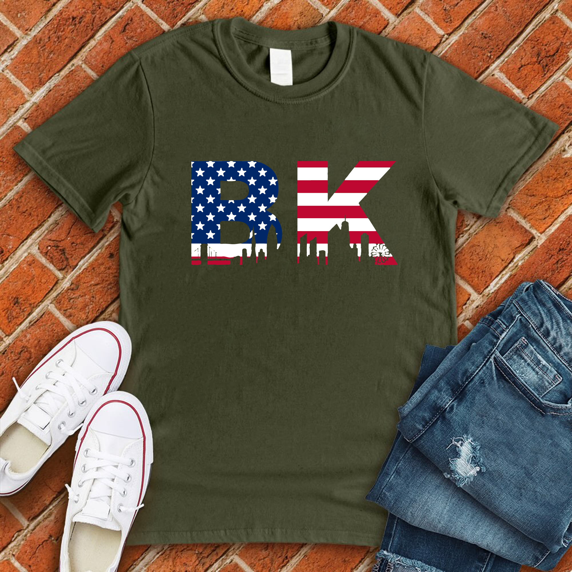 Malbon■(M)American Flag Round T-Shirt■送料込 under-armour-1370810-002-mens-