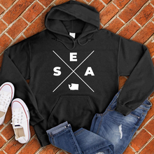 Load image into Gallery viewer, SEA Washington X Hoodie
